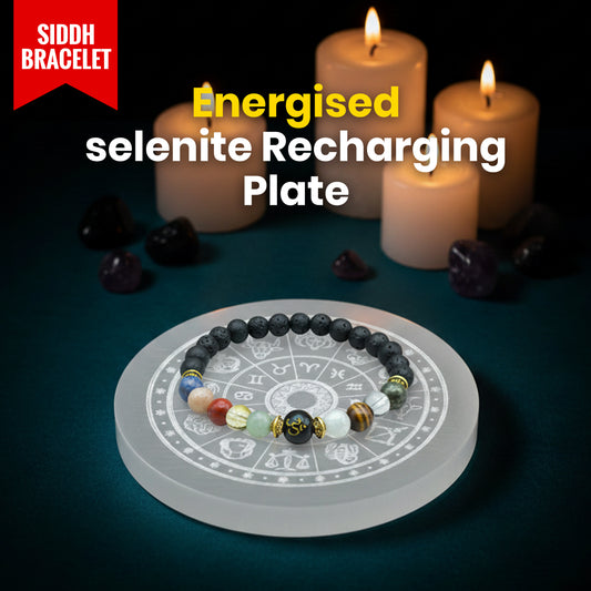 Grah Shanti Combo with Navgrah Shanti Bracelet with Selenite Plate