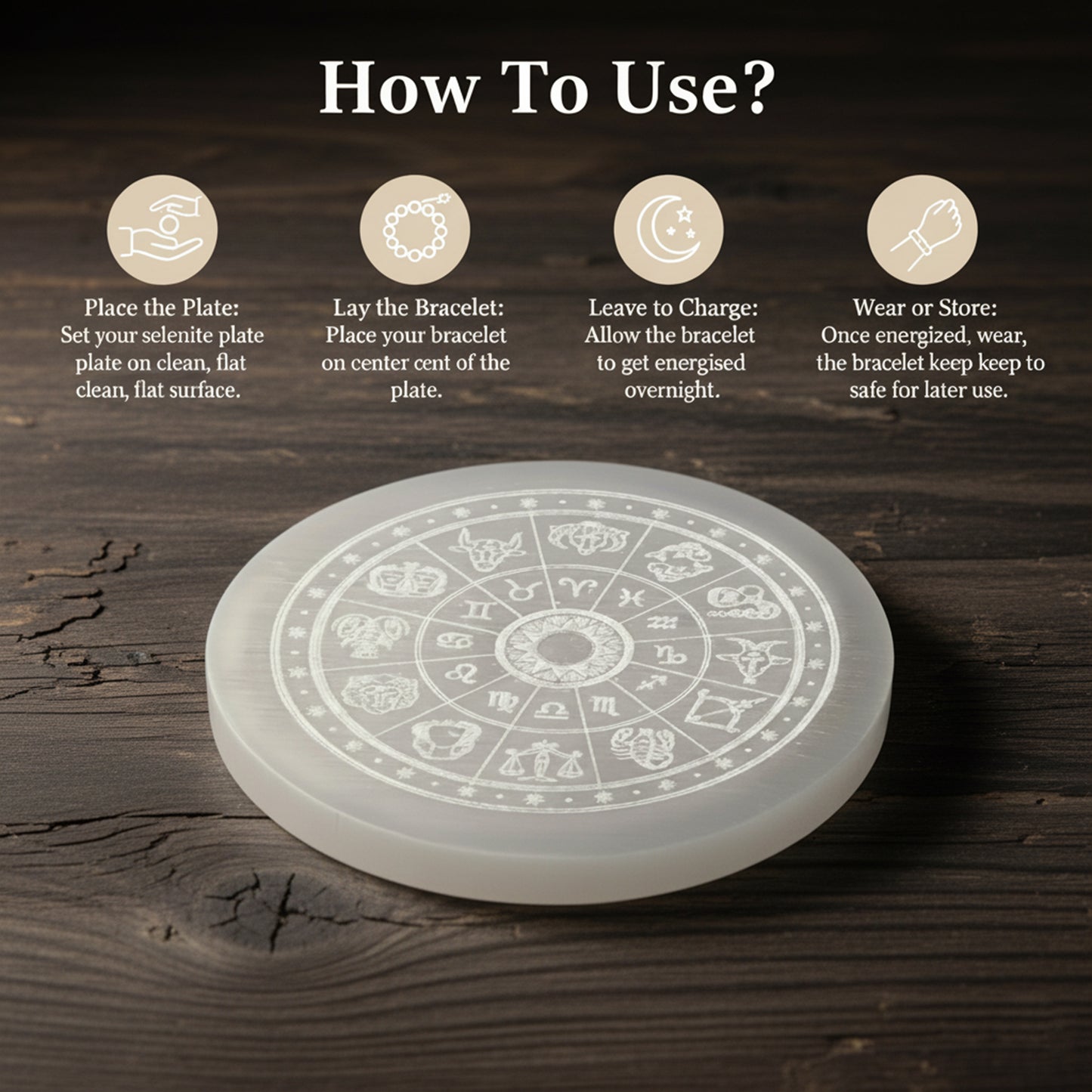 Energised Salenite Recharging Plate