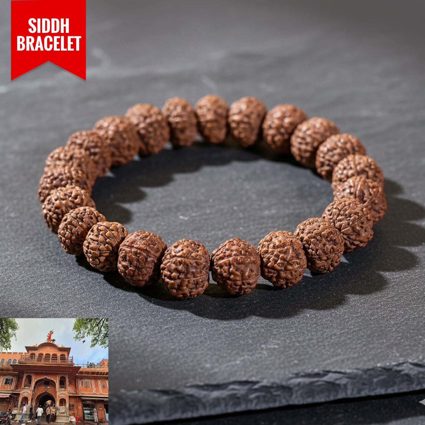Siddh 7 Mukhi Rudraksh Bracelet