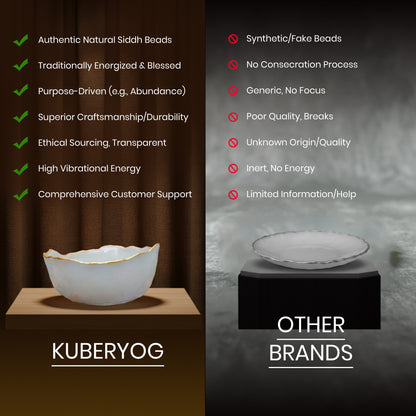 Siddh selenite Money yantra Bowl