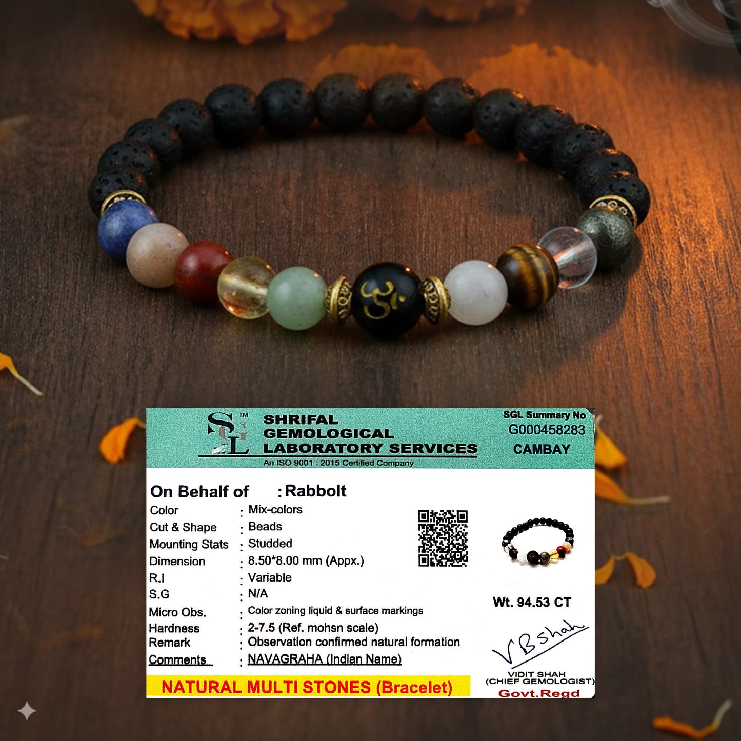 Siddh NavaGraha Positive Energy Bracelet