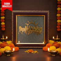 Siddh running horses on pyrite frame