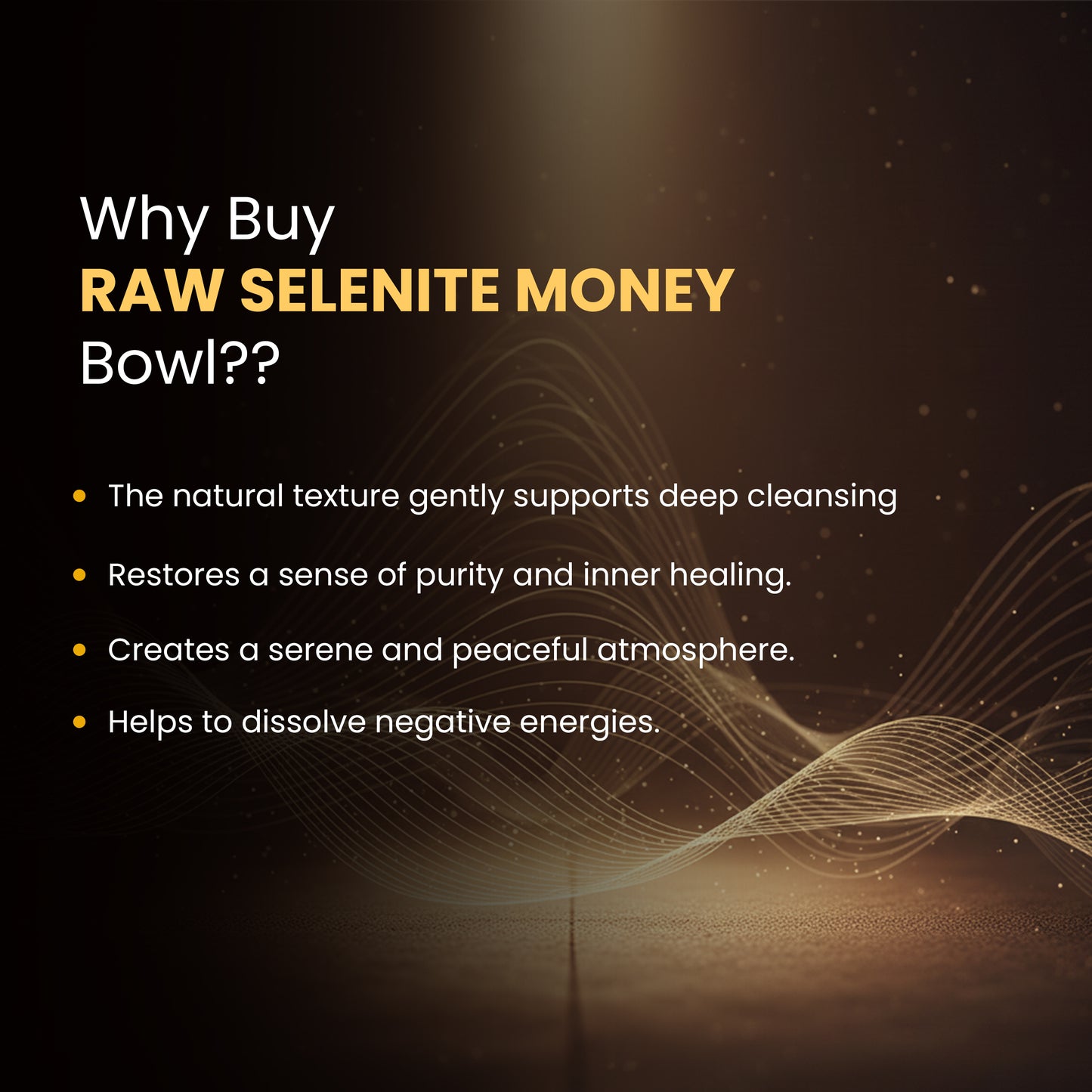 Siddh selenite Money yantra Bowl