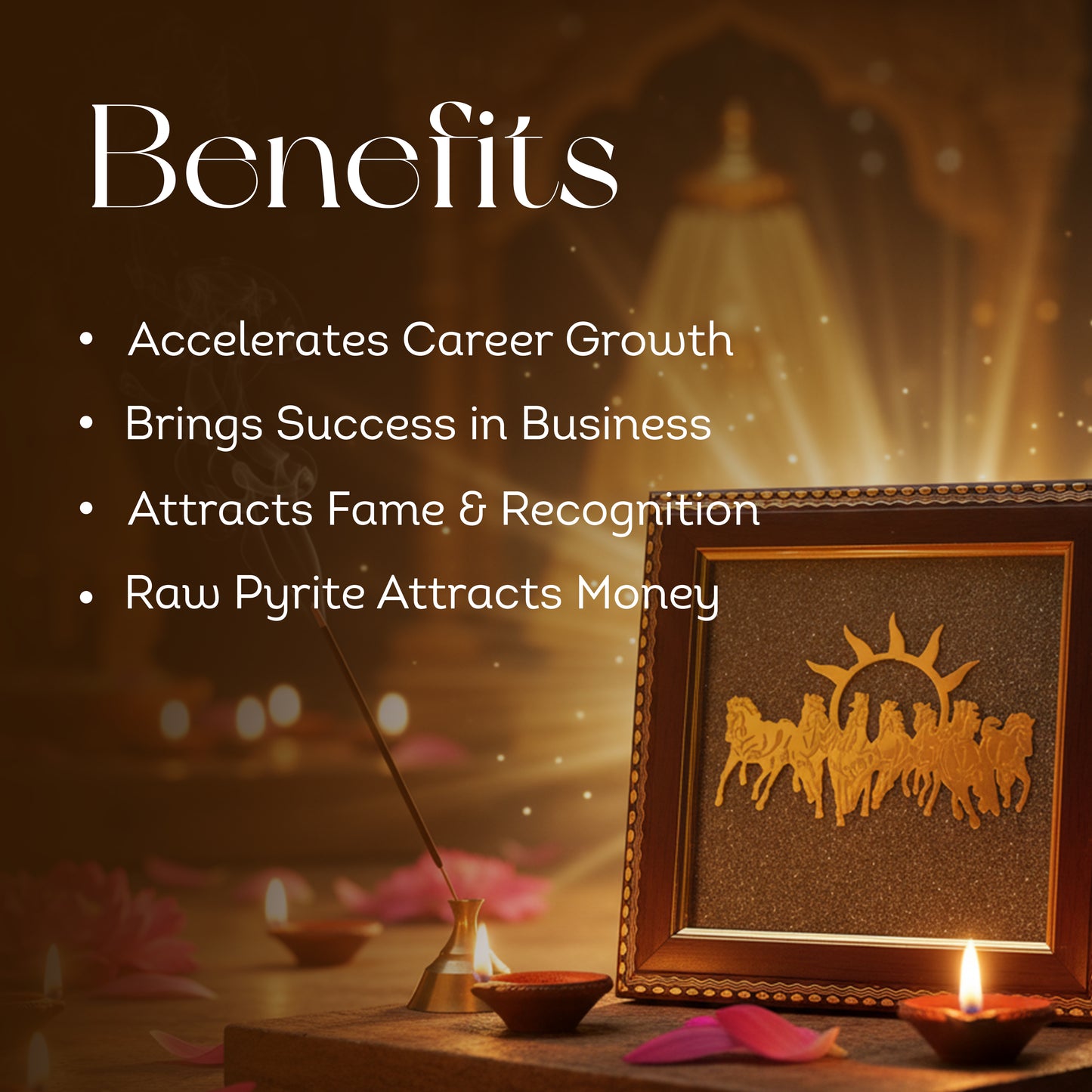 Siddh running horses on pyrite frame