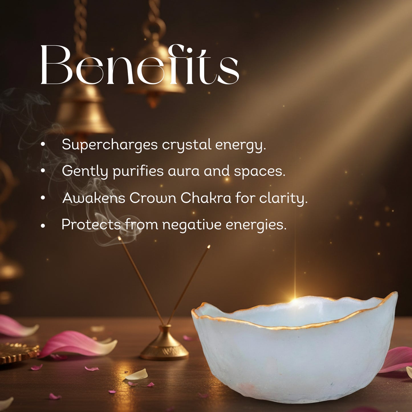 Siddh selenite Money yantra Bowl